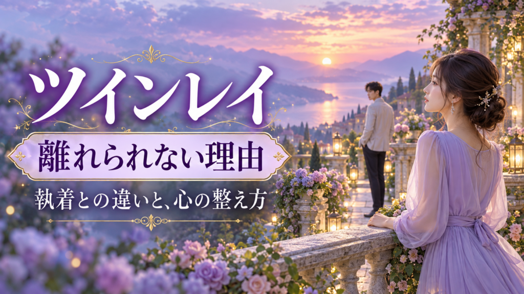 ツインレイと離れられない理由｜執着との違いと苦しいときの対処法