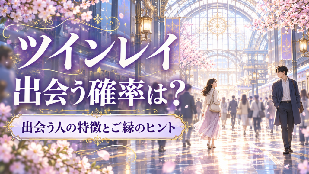 ツインレイと出会う確率は？出会う人の特徴とご縁の見つめ方
