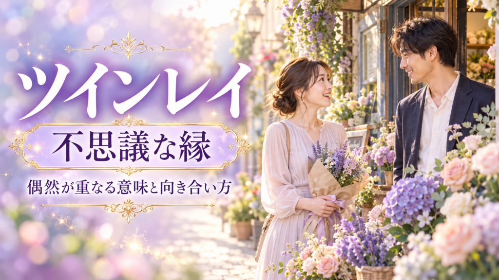 ツインレイの不思議な縁とは？偶然が重なる意味と向き合い方