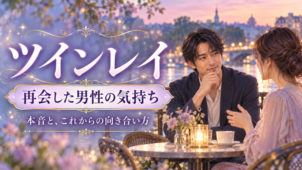 ツインレイ再会時の男性の気持ち｜本音と再会後の向き合い方