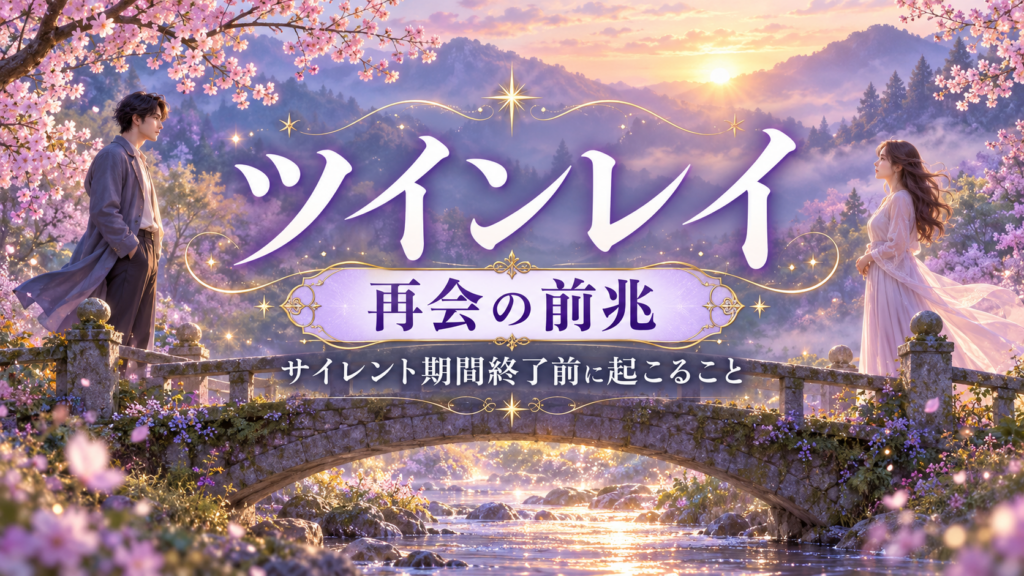 ツインレイ再会の前兆｜サイレント期間終了前に起こること